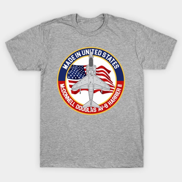 McDonnell Douglas AV-8B Harrier II T-Shirt by MBK